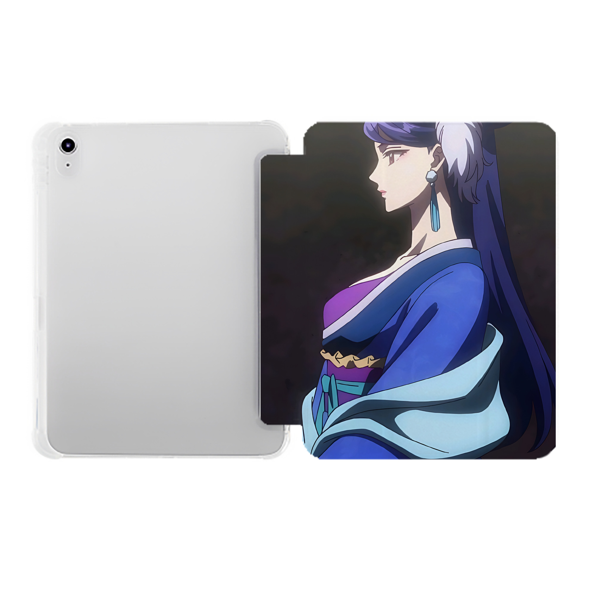 （画像用） 薬屋のひとりごと The Apothecary Diaries IPad ケース ペン収納付き 三つ折りスタンド PUレザー×シリコン 対応機種9.5/10.5/10.9インチ